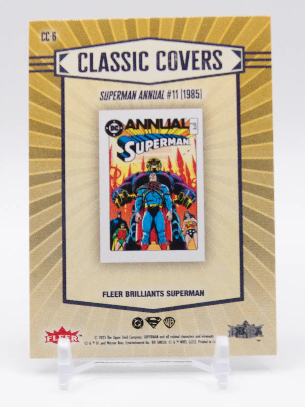 Superman Annual #11 (1985) 2015 DC Comics Classic Covers Fleer #CC-6