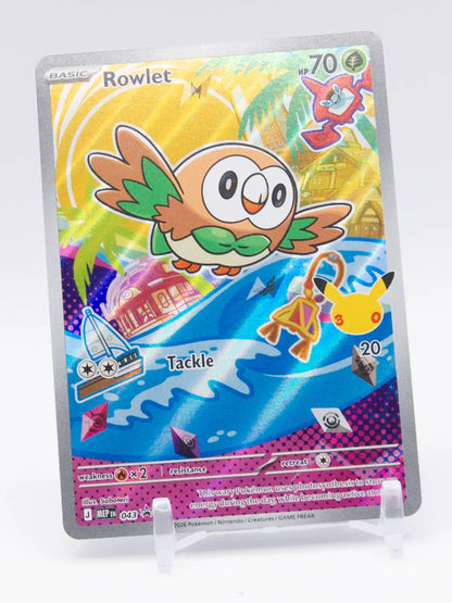 Rowlet 2025 Pokémon MEP Black Star Promos #043
