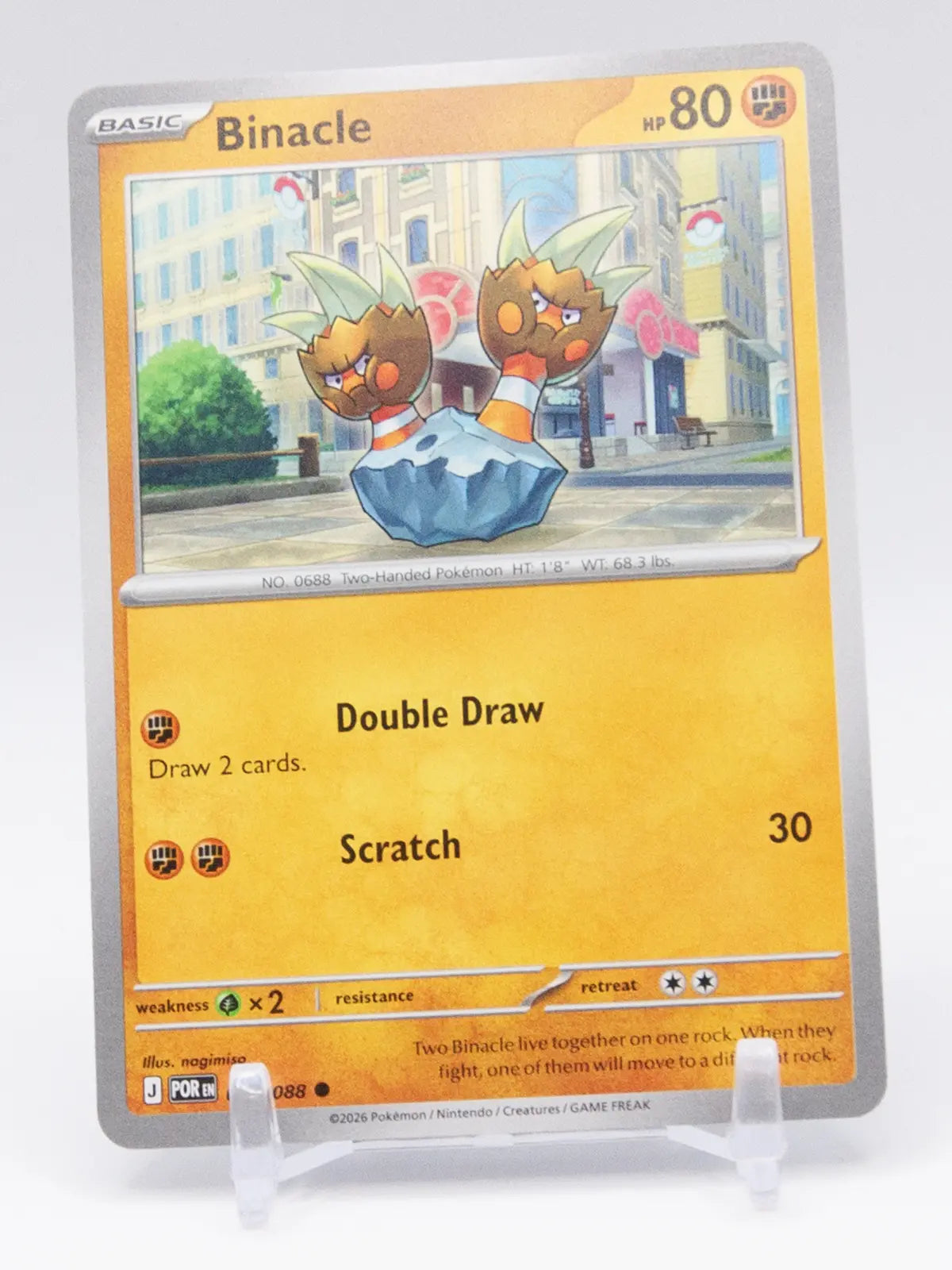 Binacle 2026 Pokémon Perfect Order #042/088