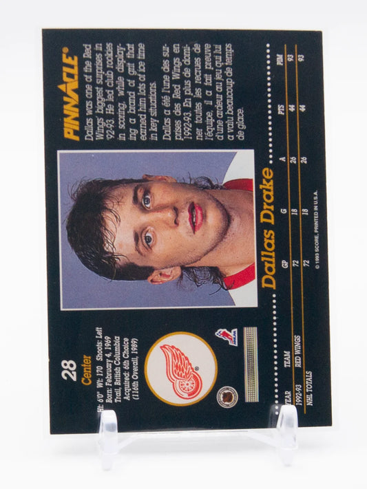 Dallas Drake Red Wings Pinnacle 1992-93 #28