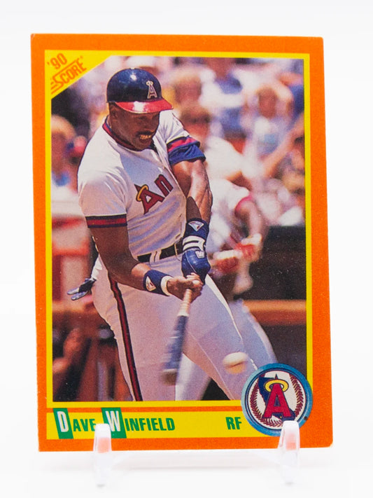 Dave Winfield Angels Score 1990 #1T
