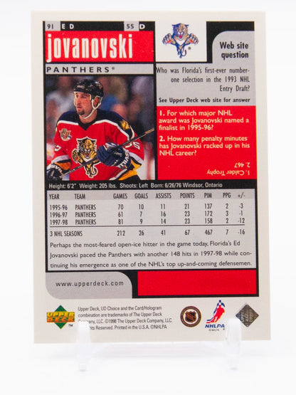Ed Jovanovski Panthers Upper Deck Choice Reserve Holographic 1998-99 #91