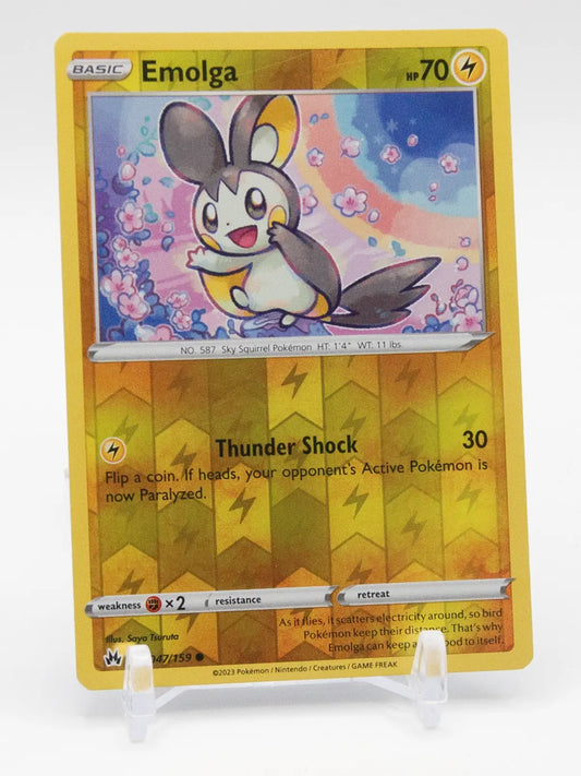 Emolga 2023 Pokémon Crown Zenith #047/159 (Reverse Holo)