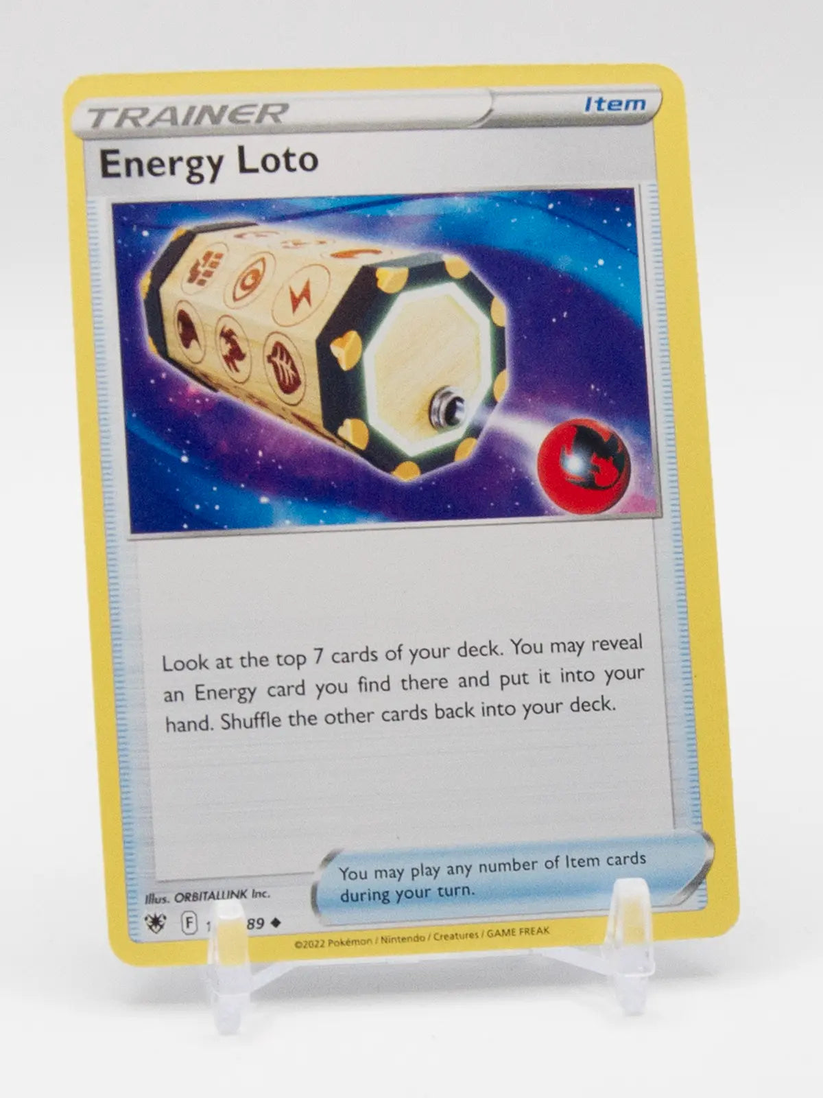 Energy Loto 2022 Pokémon Astral Radiance #140/189