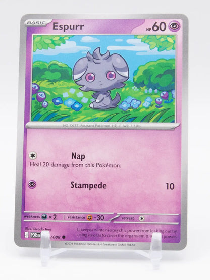 Espurr 2026 Pokémon Perfect Order #033/088