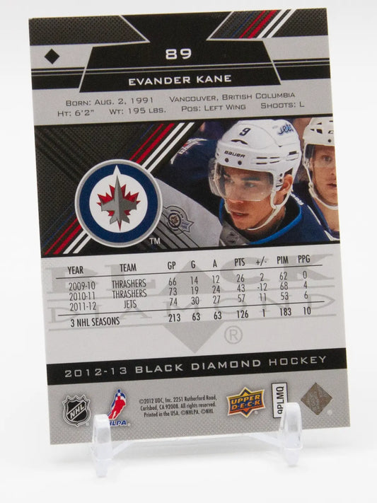 Evander Kane Jets Upper Deck Black Diamond 2012-13 #89