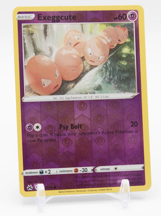 Exeggcute 2023 Pokémon Crown Zenith #057/159 (Reverse Holo)