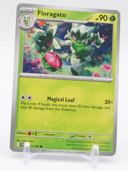 Floragato 2025 Pokémon Journey Together #017/159