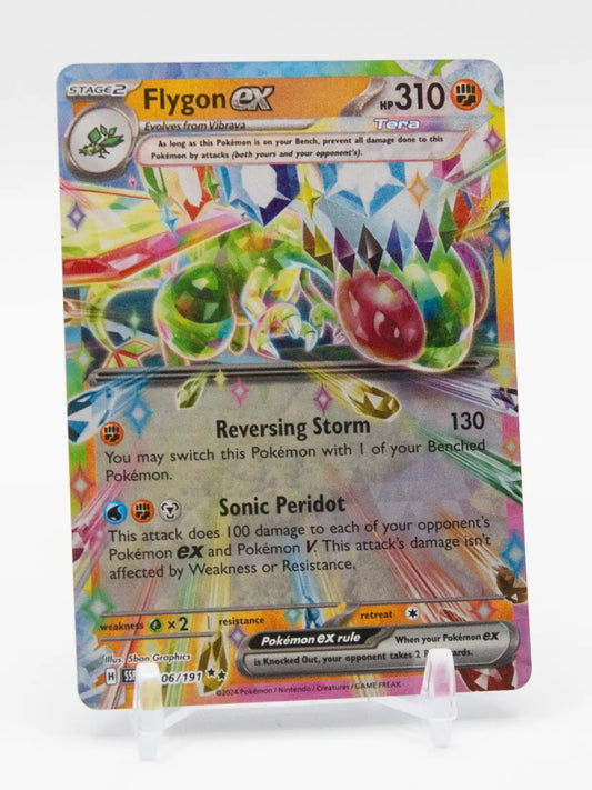 Flygon EX 2024 Pokémon Blazing Tharks #106/191