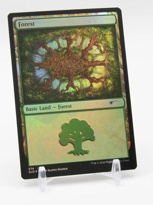 Forest 2020 MTG Secret Lair Drop #574 Foil