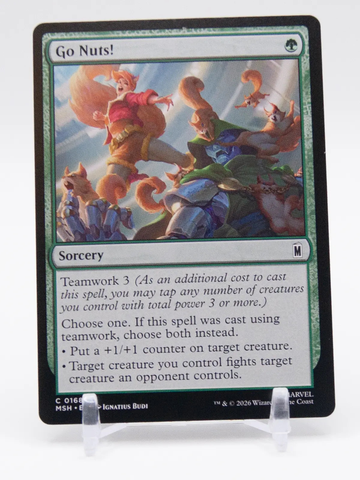 Go Nuts! 2026 MTG Marvel Super Heroes #168