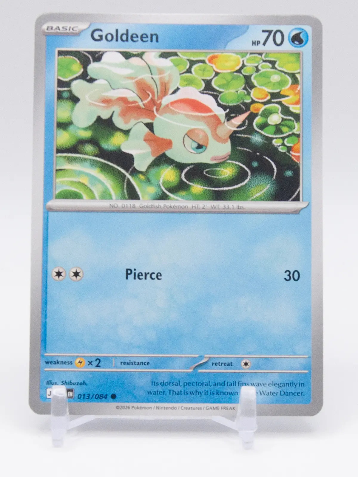 Goldeen 2026 Pokémon Pitch Black #013/084