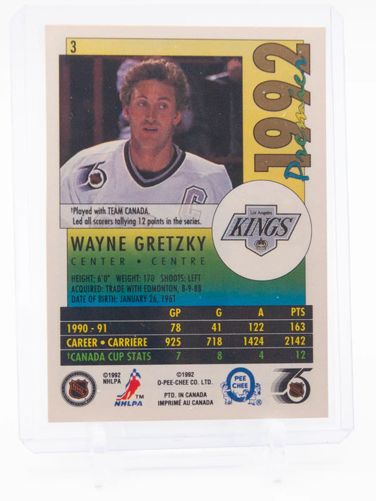 Wayne Gretzky Kings O-Pee-Chee Premier 1991-92 #3