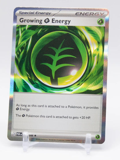 Growing Grass Energy 2026 Pokémon Perfect Order #086/088 (Holo)