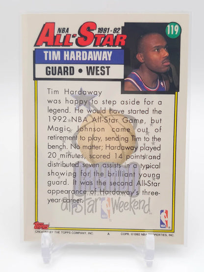 Tim Hardaway Golden State Topps 1992 #119