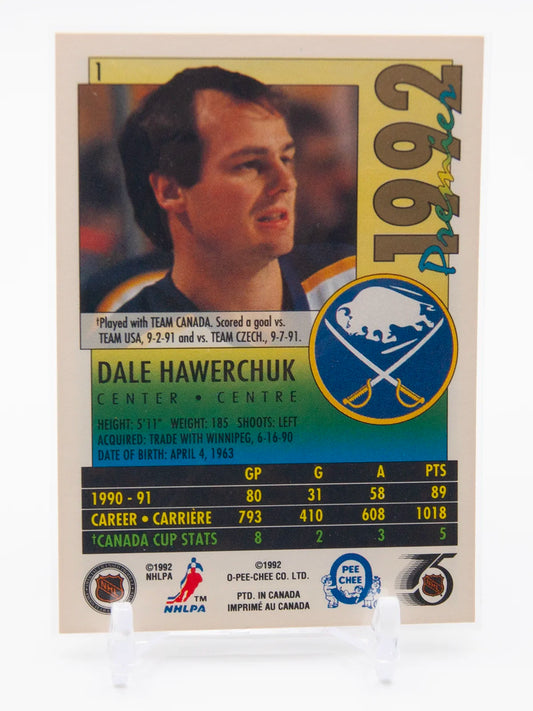 Dale Hawerchuk Sabres O-Pee-Chee Premier 1991-92 #1