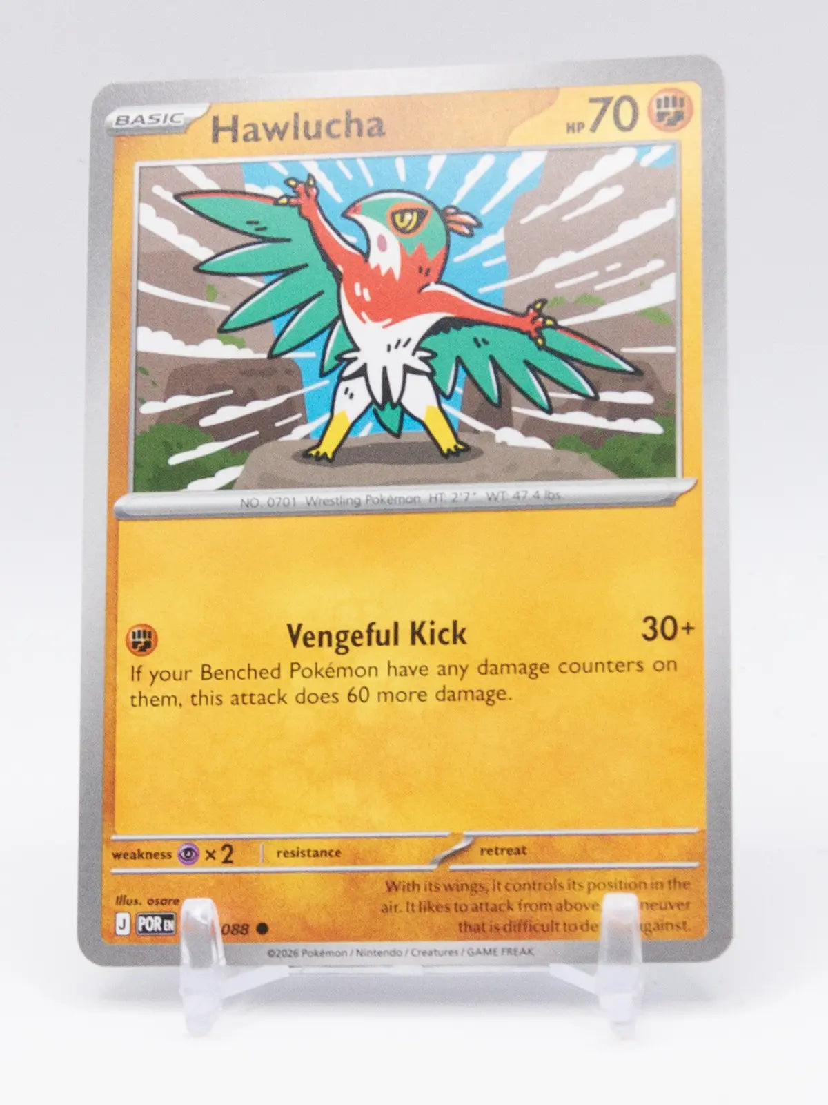 Hawlucha 2026 Pokémon Perfect Order #046/088