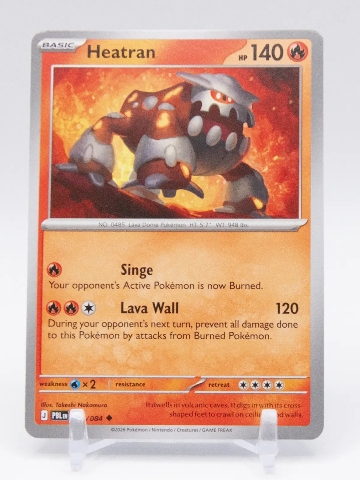 Heatran 2026 Pokémon Pitch Black #007/084