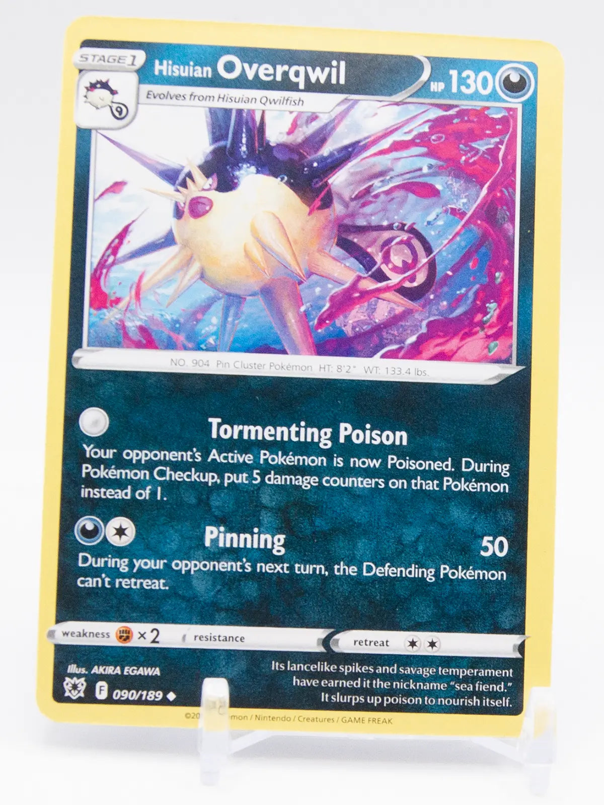 Hisuian Overqwil 2022 Pokémon Astral Radiance #090/189