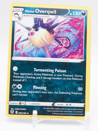 Hisuian Overqwil 2022 Pokémon Astral Radiance #090/189