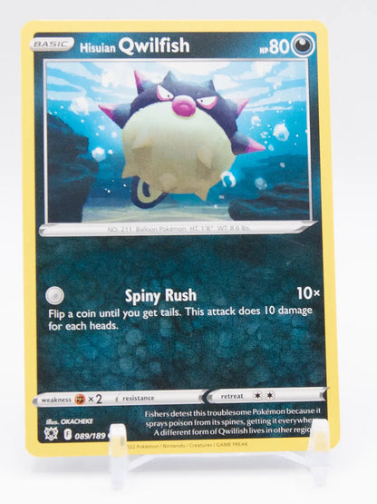 Hisuian Qwilfish 2022 Pokémon Astral Radiance #089/189