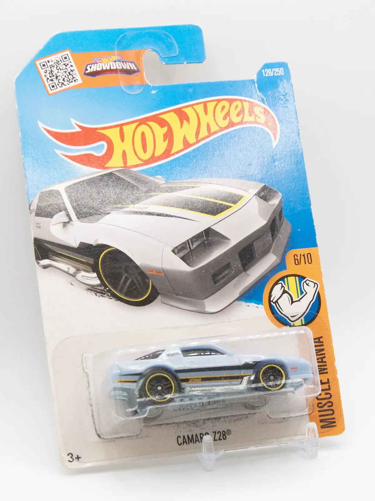 Hot Wheels Camaro Z28 Light Blue Muscle Mania 126/250
