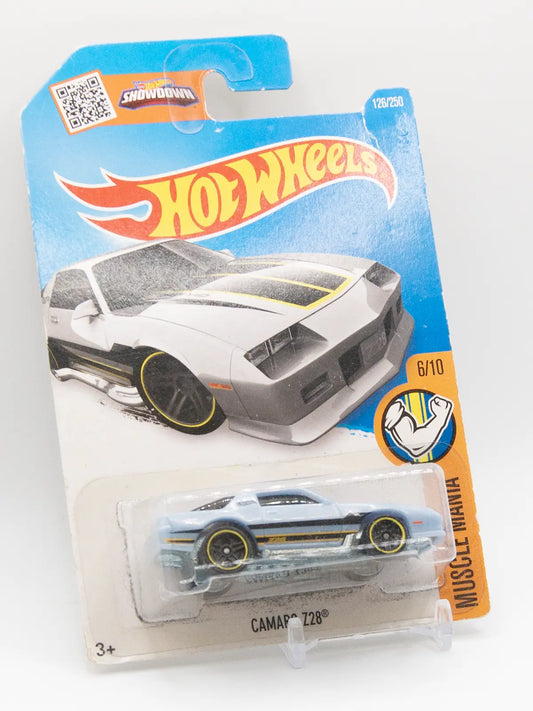Hot Wheels Camaro Z28 Light Blue Muscle Mania 126/250