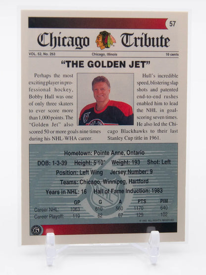 Bobby Hull Blackhawks Ultimate Original 6 1992 #57