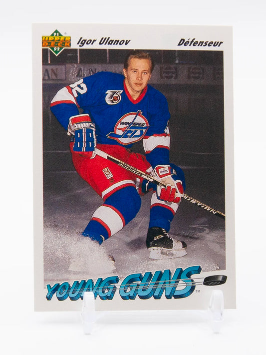 Igor Ulanov Jets Upper Deck Young Guns Rookie 1991-92 #590