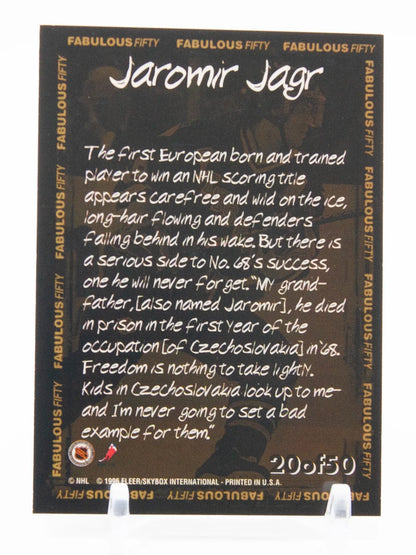 Jaromir Jagr Penguins Fleer 1996-97 #20 of 50