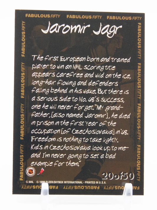 Jaromir Jagr Penguins Fleer 1996-97 #20 of 50