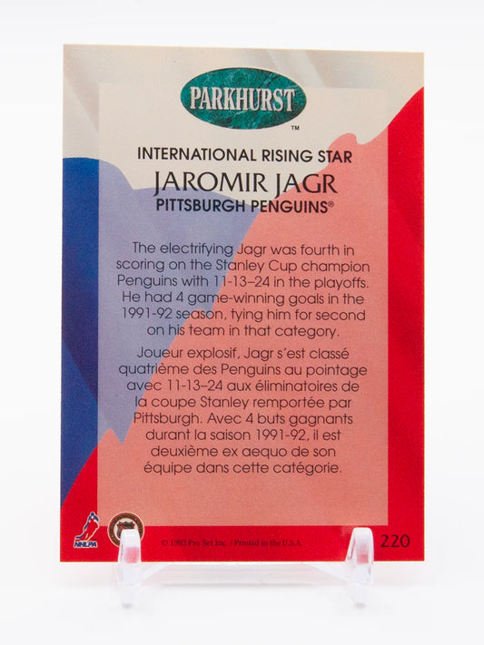 Jaromir Jagr Penguins Parkhurst Emerald Ice 1992-93 #220