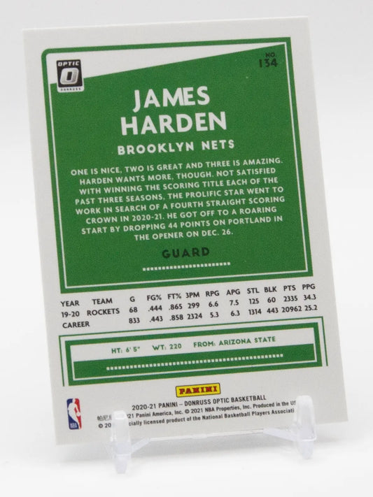 James Harden Nets Panini Donruss Optic 2020-21 #134