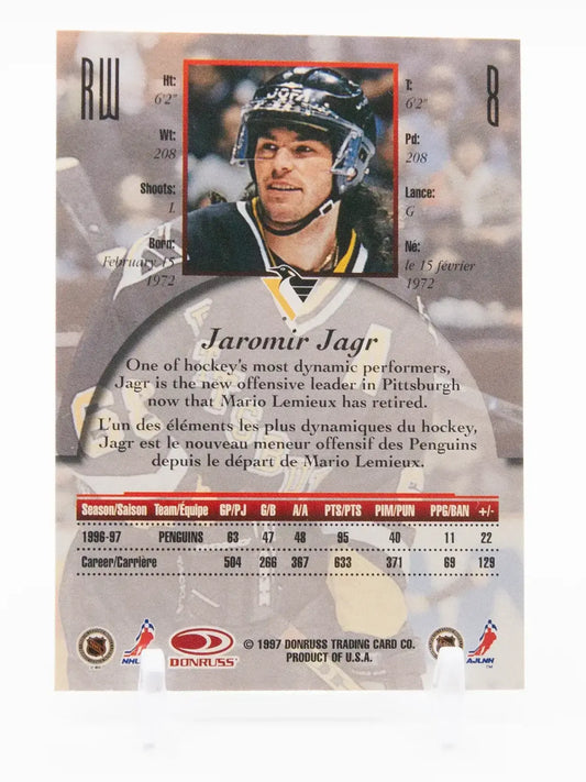 Jaromir Jagr Penguins Donruss 1997-98 #8