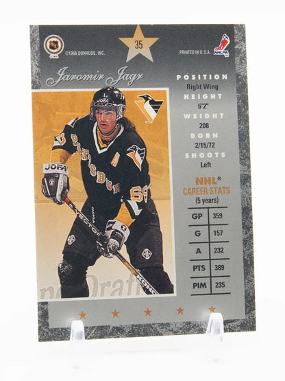 Jaromir Jagr Penguins Donruss Elite 1995-96 #35