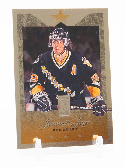 Jaromir Jagr Penguins Donruss Elite Die-Cut Uncut 1995-96 #35