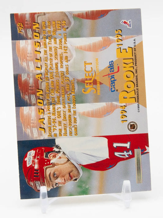 Jason Allison Capitals Pinnacle Select 1994-95 Rookie #193