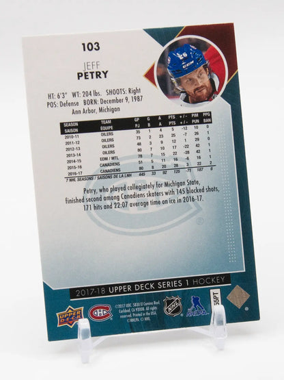 Jeff Petry Canadiens Upper Deck 2017-18 #103