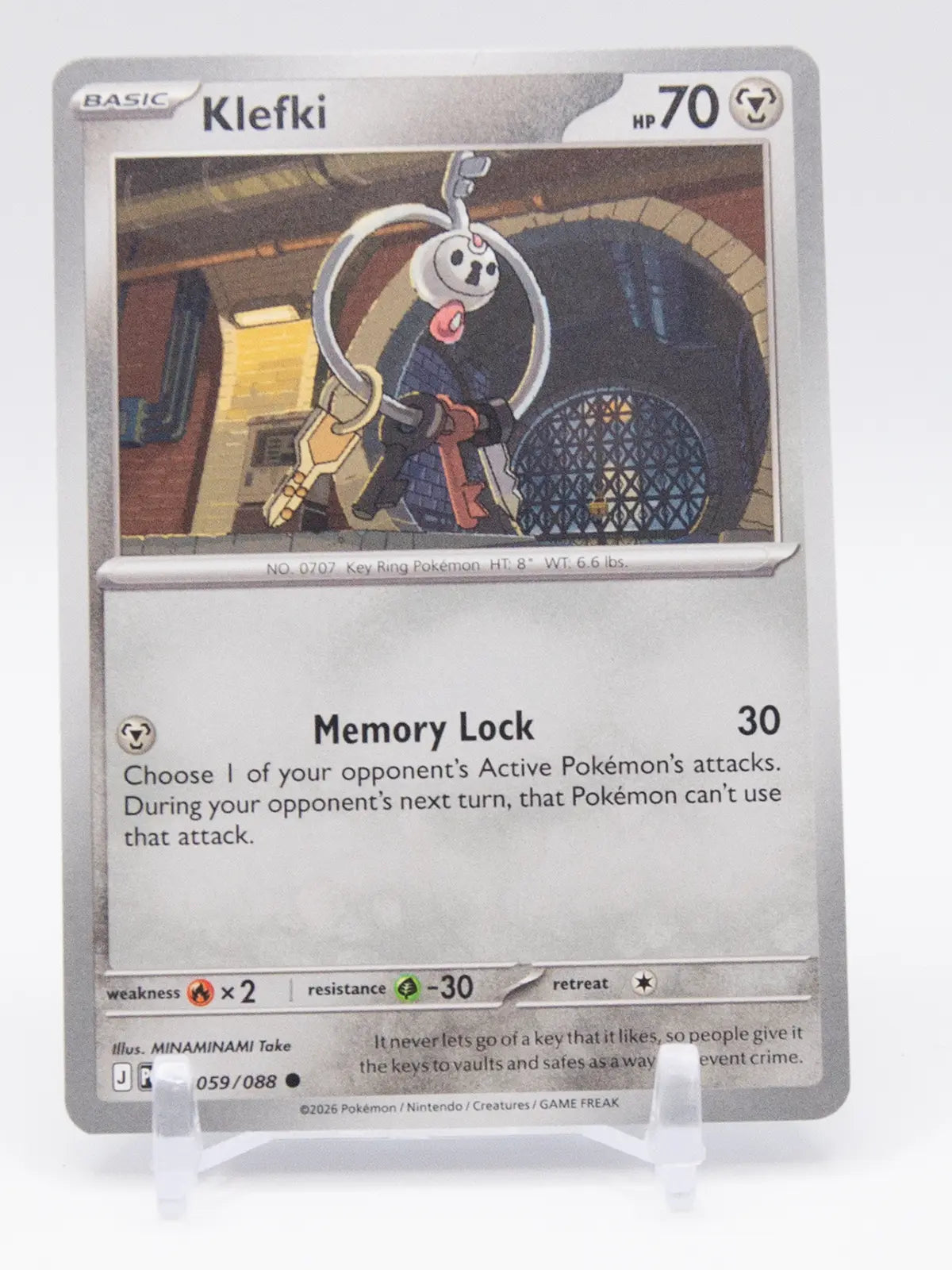 Klefki 2026 Pokémon Perfect Order #059/088