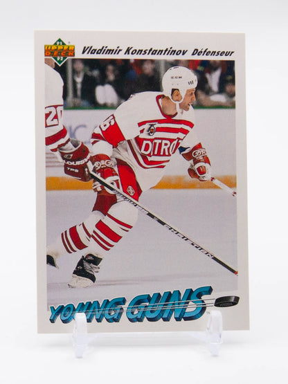 Vladimir Konstantinov Red Wings Upper Deck Young Guns Rookie 1991-92 #594