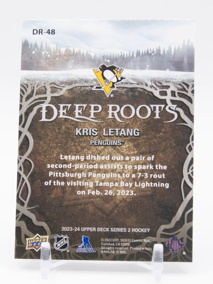 Kris Letang Penguins Upper Deck Deep Roots 2023 #DR-48
