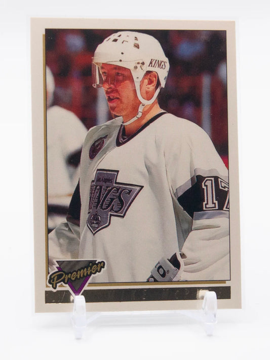 Très Rare Erreur d'impression Kurri et McPhee O-Pee-Chee Premier Gold 1993-94 #206 et #214