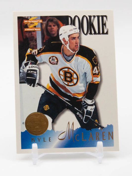 Kyle McLaren Bruins Pinnacle Summit 1995-96 Rookie #194