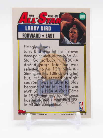 Larry Bird Celtics Topps 1991-92 #100