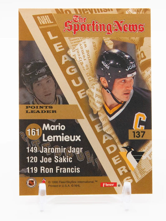 Mario Lemieux Penguins Fleer 1996-97 #161