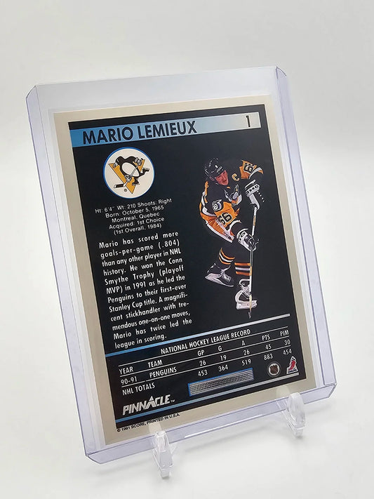 Mario Lemieux Penguins Pinnacle 1991 #1