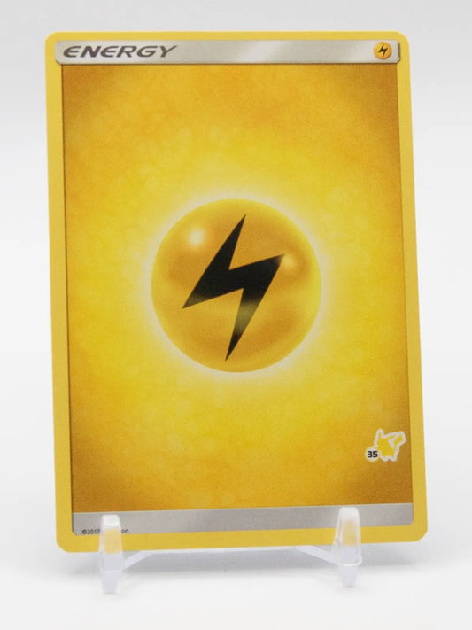 Lightning Energy 2017 Pokémon Battle Academy Promo Pikachu Stamped