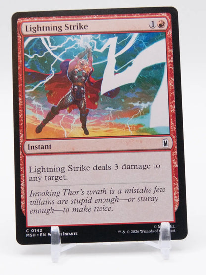 Lightning Strike 2026 MTG Marvel Super Heroes #142