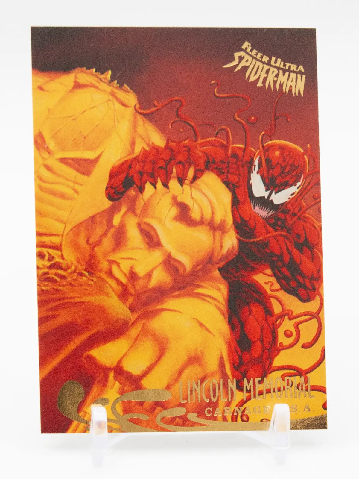 Lincoln Memorial Carnage Fleer Ultra Spider-Man 1995 #137