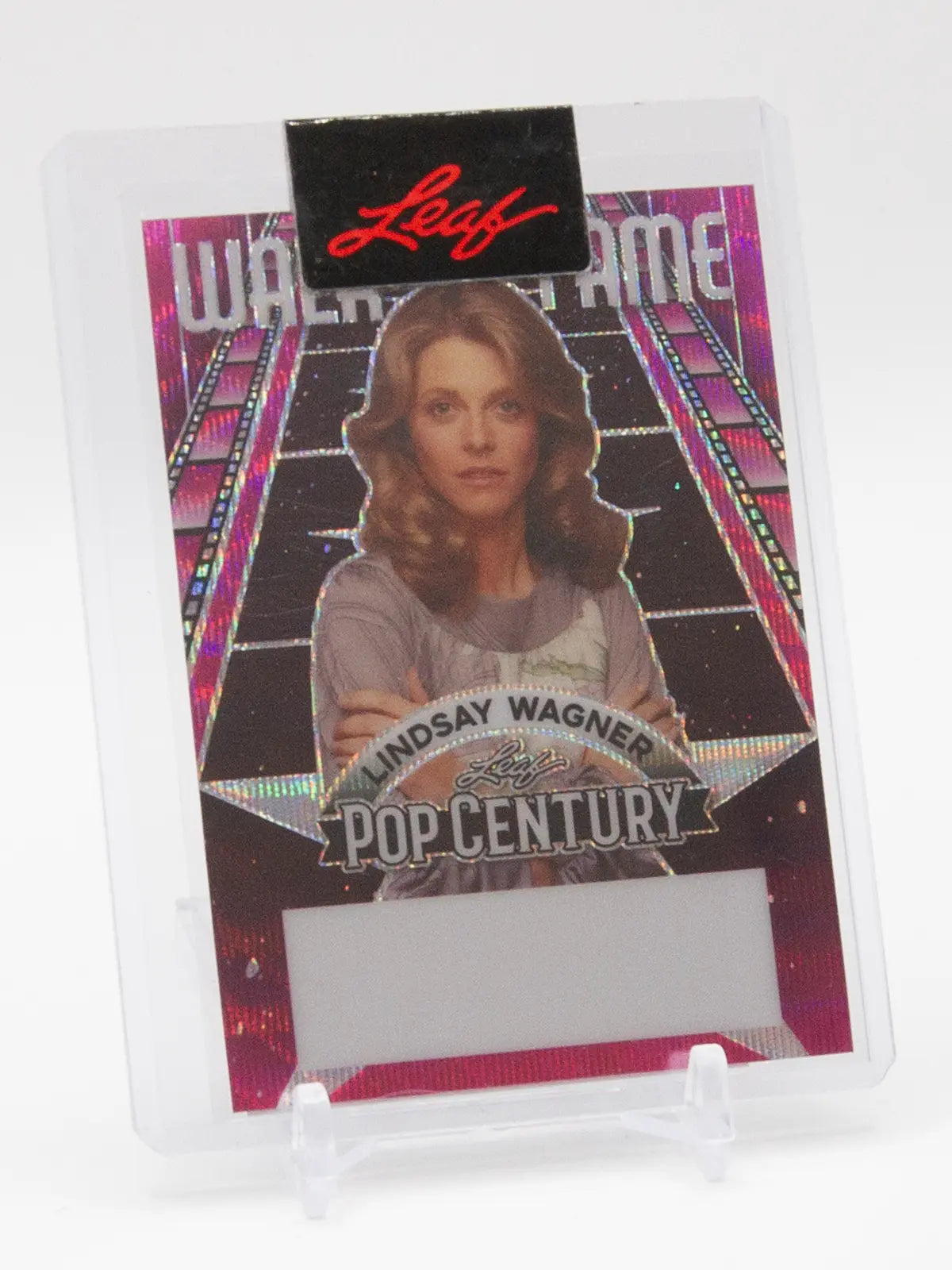 Lindsay Wagner Pop Century Perfectly Cast Unsigned Proof Leaf 1/1